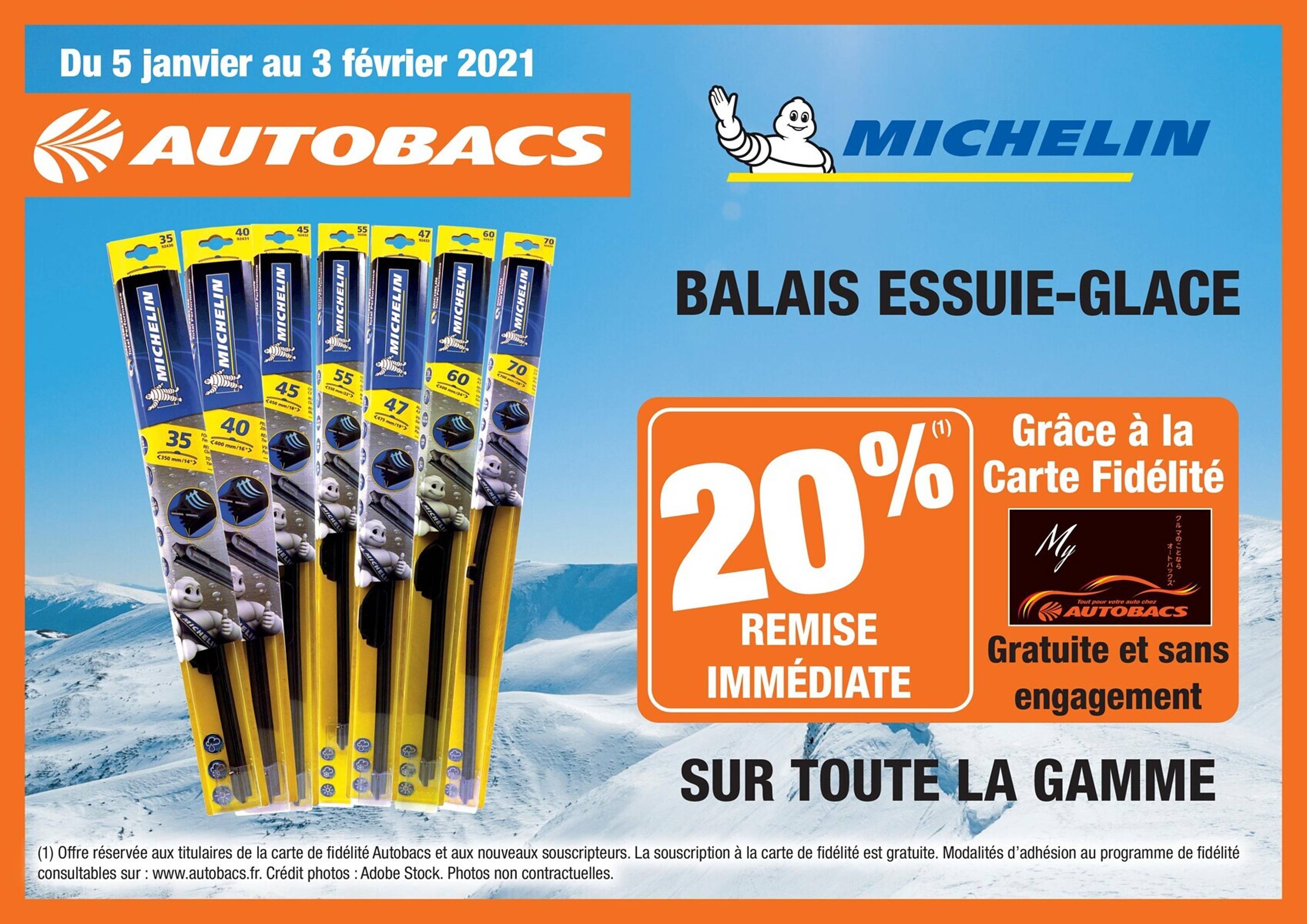 balais essuie-glace michelin