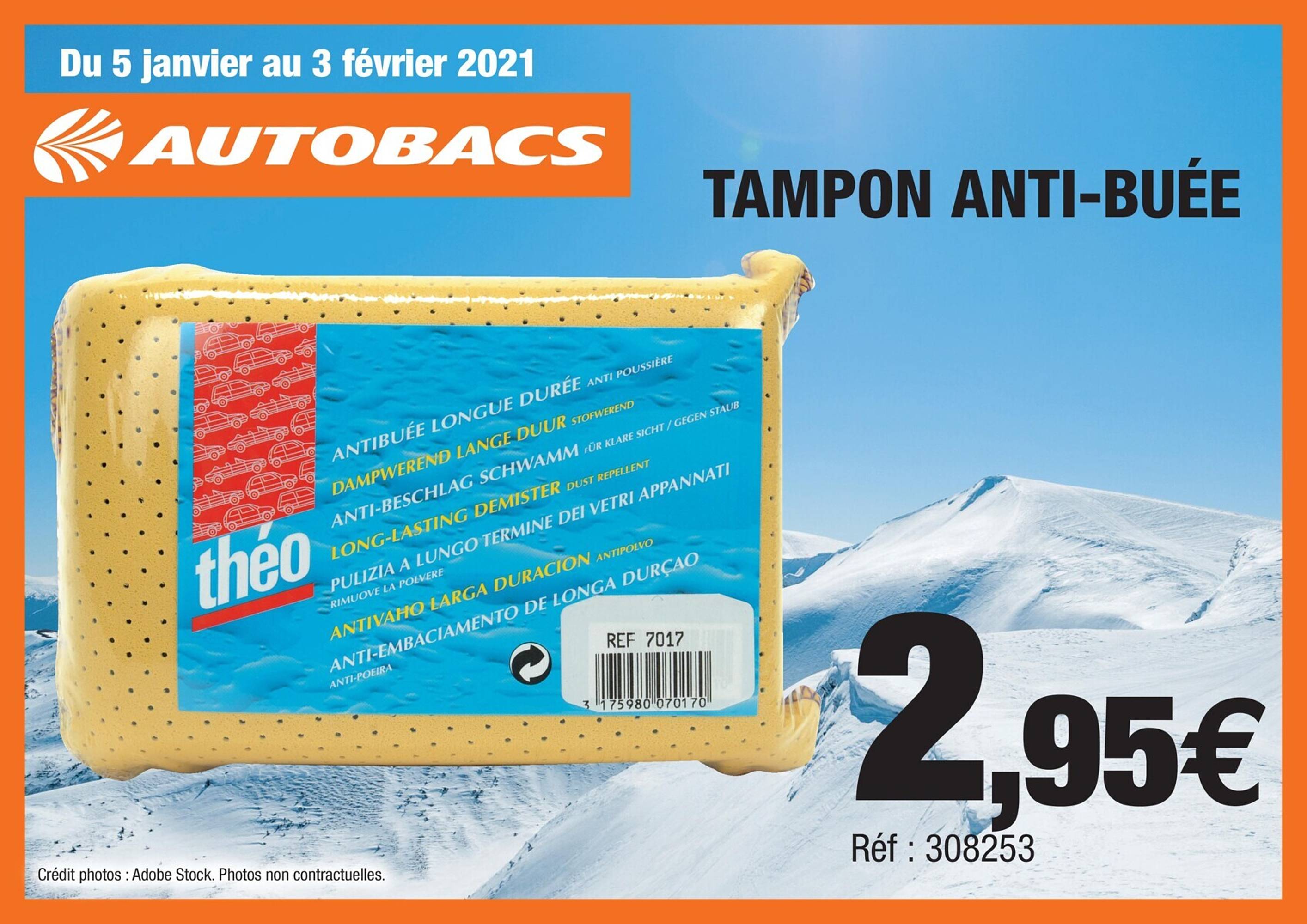 tampon anti-buée théo