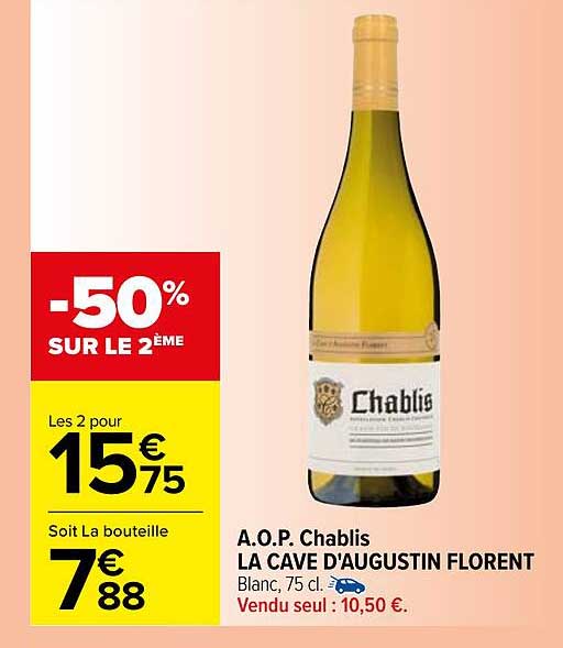 a.o.p. chablis la cave d'augustin florent
