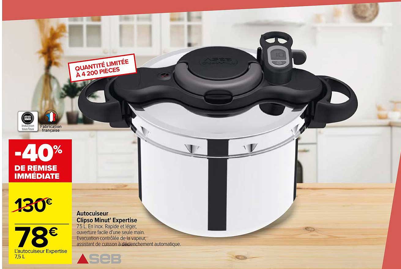 autocuiseur clipso minut' expertise seb