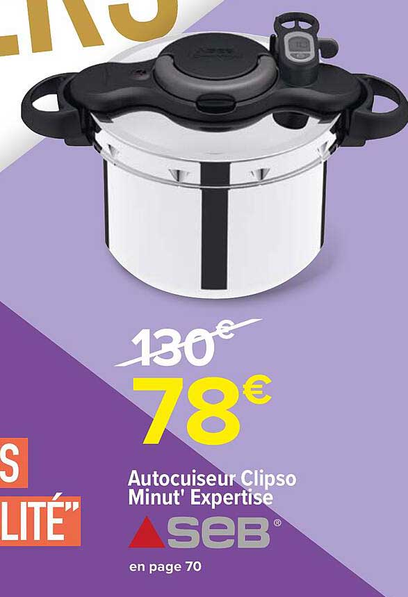 autocuiseur clipso minut' expertise seb