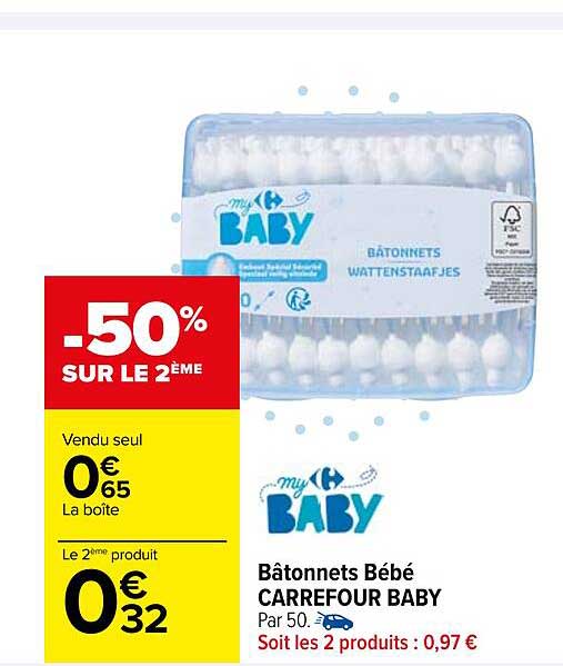 Bâtonnets Bébé Carrefour Baby