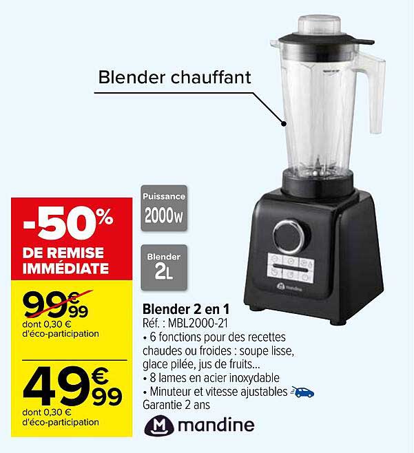 Blende 2 En 1 Mandine