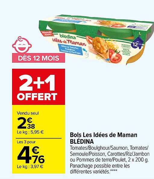 bols les idées de maman blédina