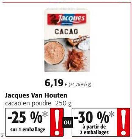 cacao en poudre jacques van houten