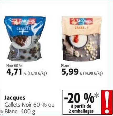 callets noir ou blanc jacques