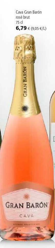 cava gran barón rosé brut