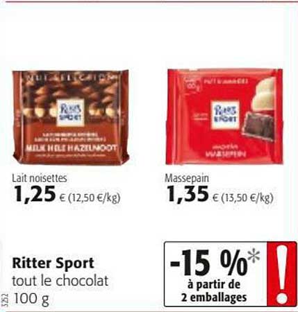 Chocolat Ritter Sport
