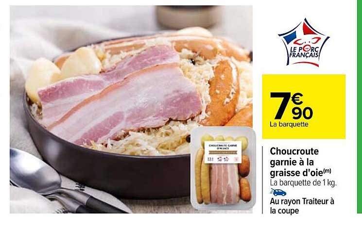 choucroute garnie à la graisse d'oie