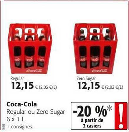 coca-cola regular ou zero sugar
