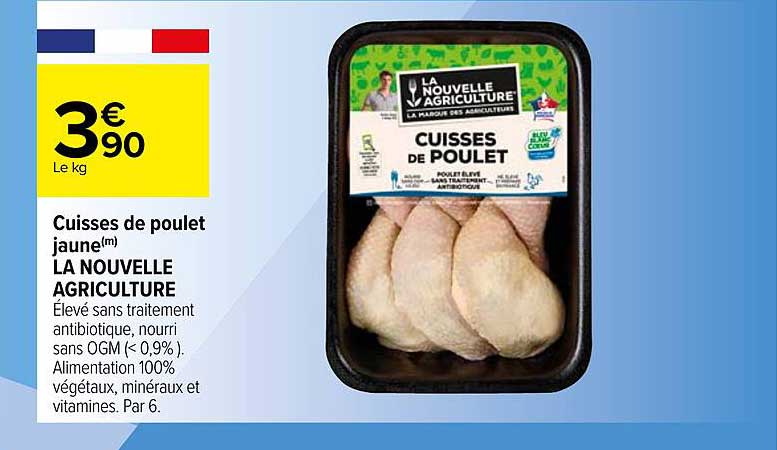 cuisses de poulet jaune la nouvelle agriculture