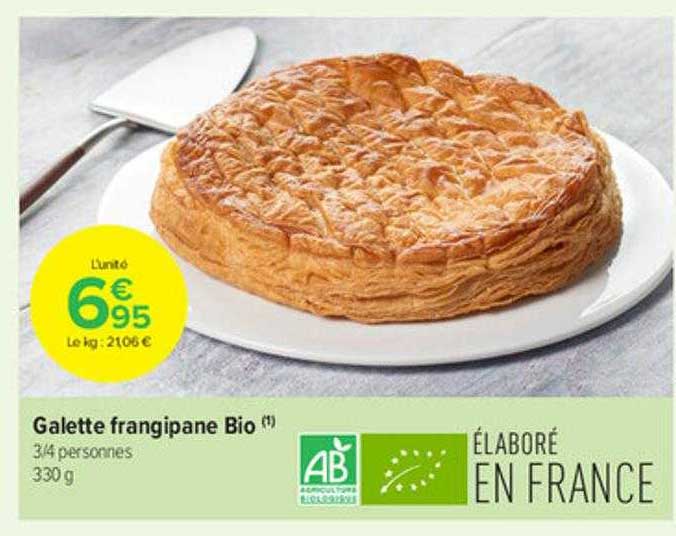 galette frangipane bio