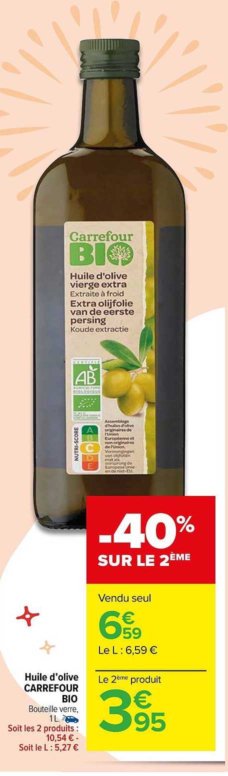 Huile D'olive Carrefour Bio