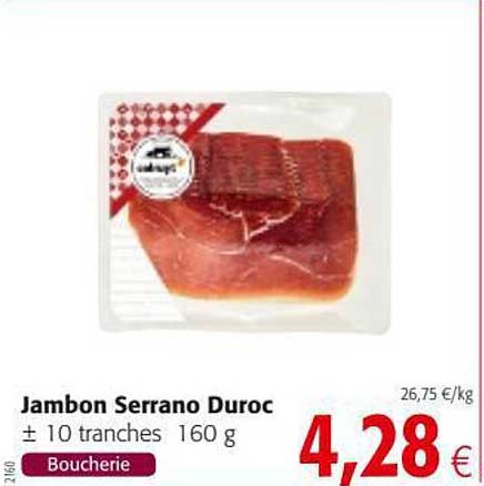 Jambon Serrano Duroc