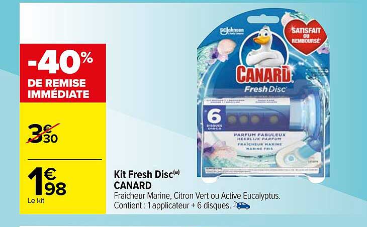 kit fresh disc canard