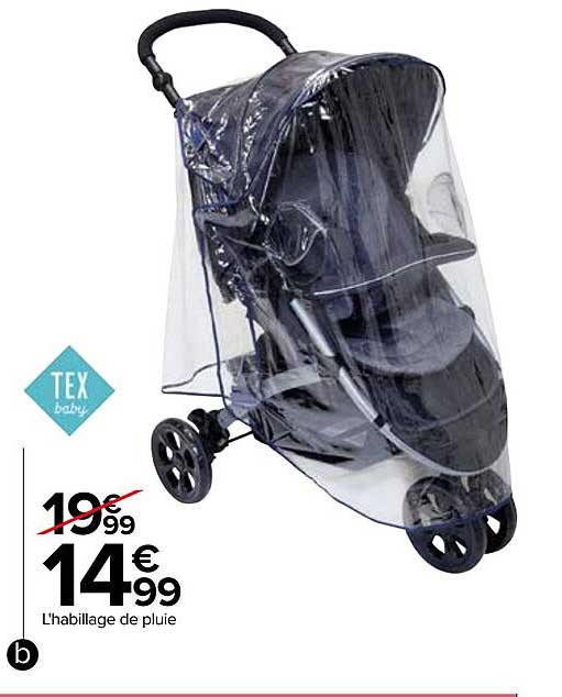l'habillage de pluie tex baby