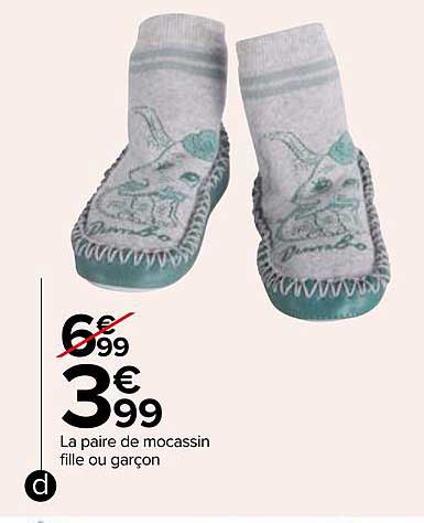 La Paire De Mocassin Fille Ou Garçon