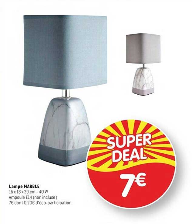 lampe marble