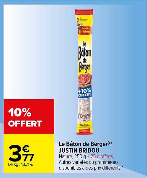 Le Bâton De Berger Justin Bridou