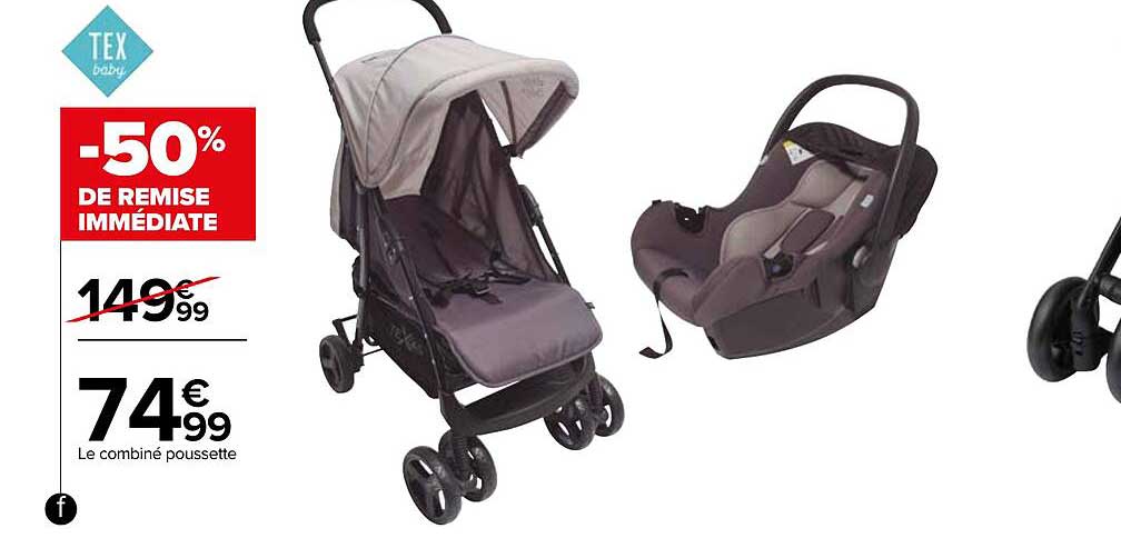 Le Combiné Poussette Tex Baby