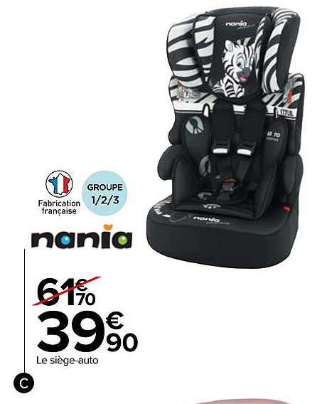 le siège-auto nania