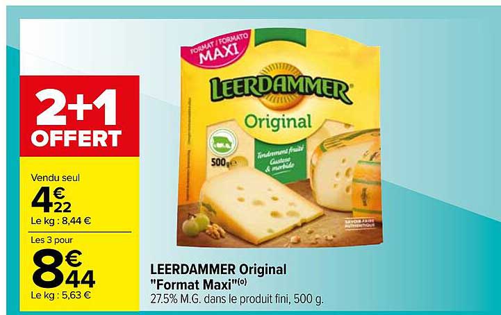leerdammer original "format maxi"
