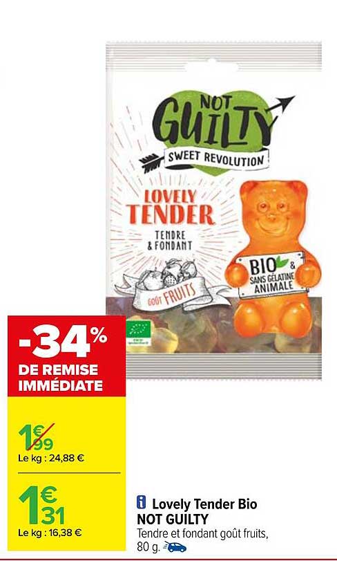 lovely tender bio not guilty