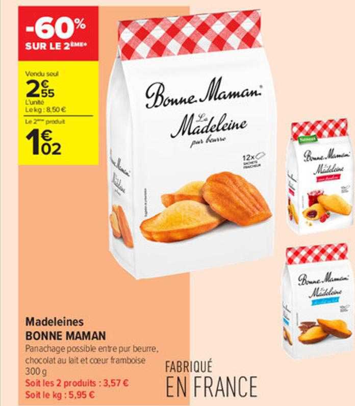 madeleines bonne maman