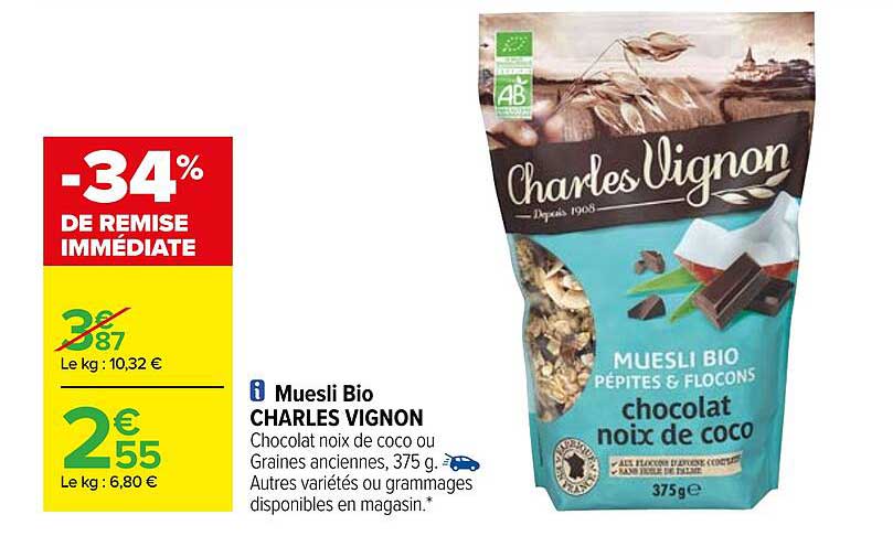 muesli bio charles vignon