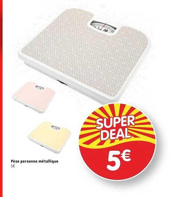 pèse personne métallique