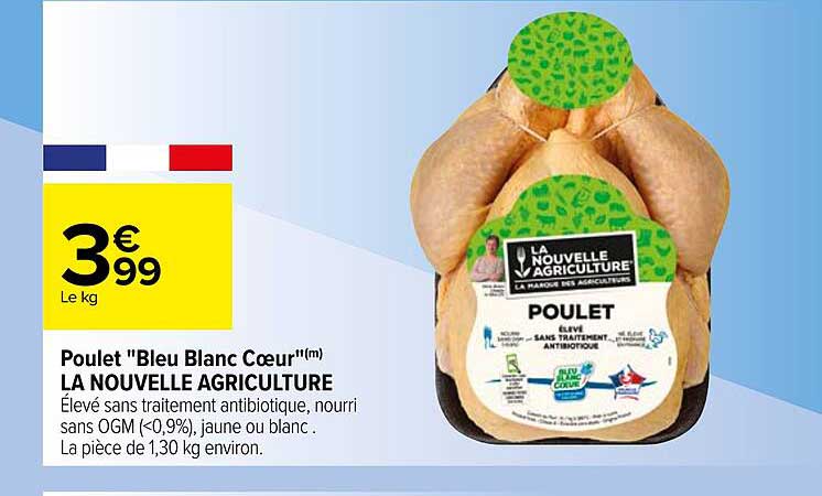 poulet "bleu blanc cœur" la nouvelle agriculture