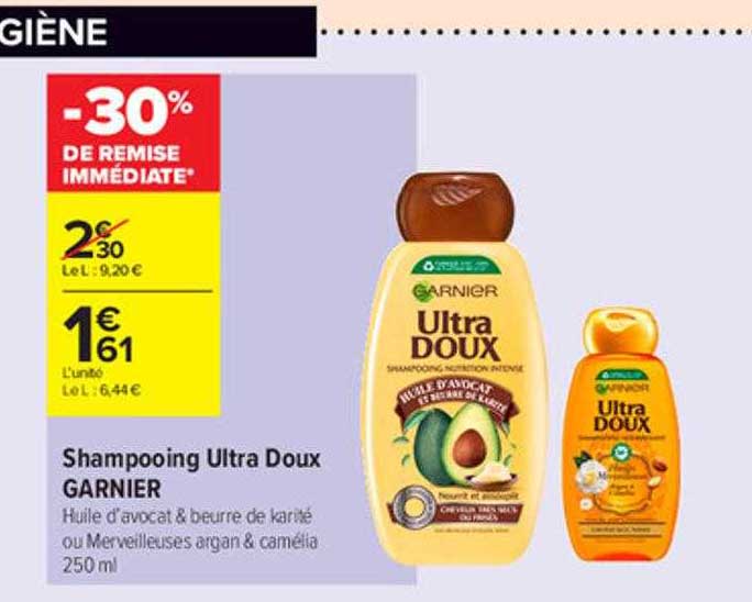 Shampooing Ultra Doux Garnier