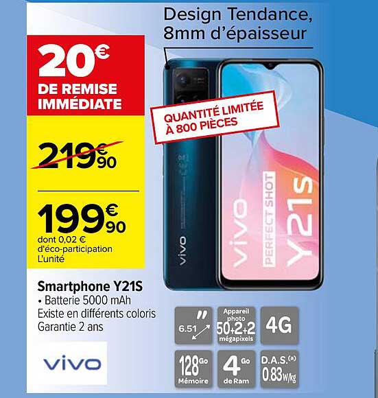 smartphone y21s vivo