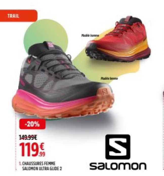 chaussures femme salomon ultra glide 2