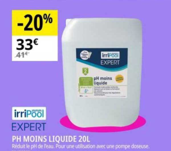 ph moins liquide 20 l irripool