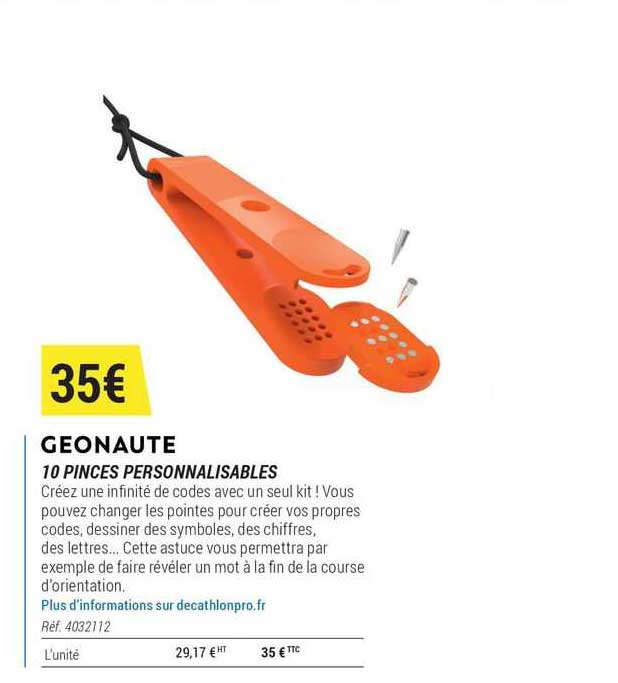 10 Pinces Personnalisables Geonaute
