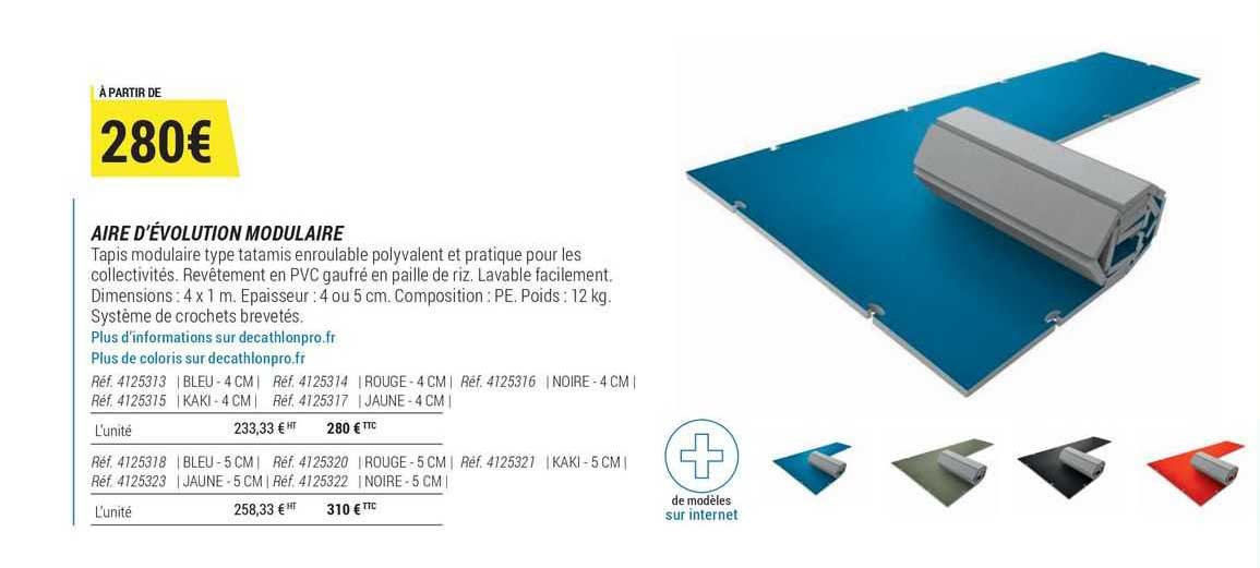 aire d'évolution modulaire