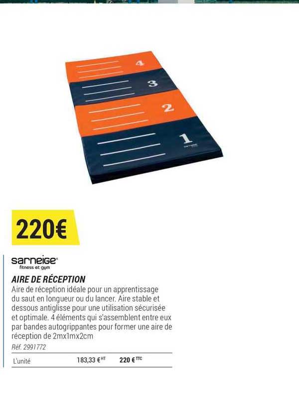 aire de réception sarneige