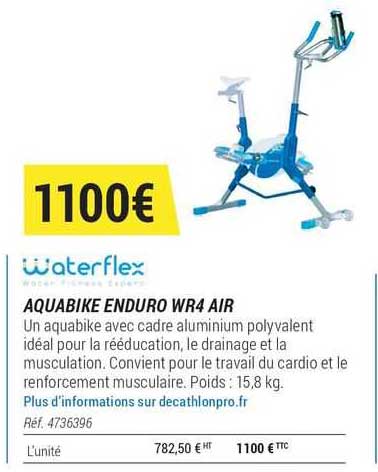 aquabike enduro wr4 air waterflex