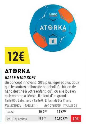 balle h100 soft atorka
