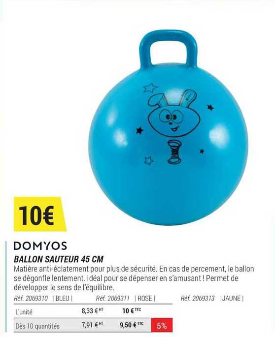 Ballon Sauteur 45 Cm Domyos