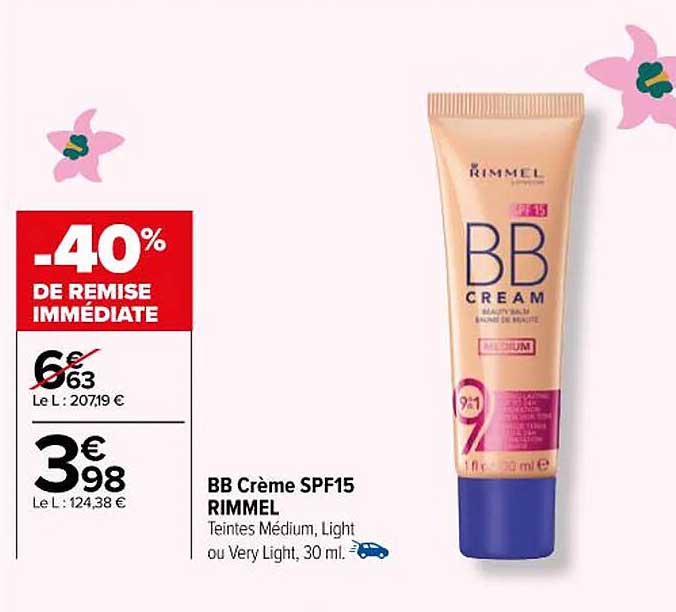 bb crème spf15 rimmel