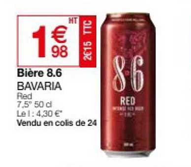 bière 8.6 bavaria