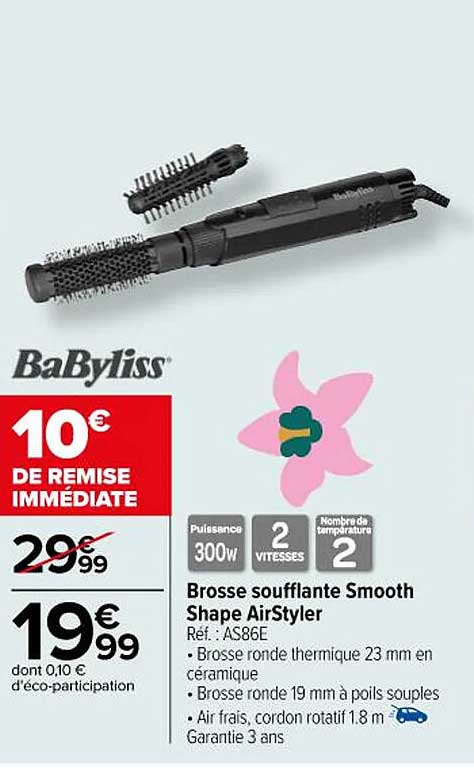 brosse soufflante smooth shape airStyler