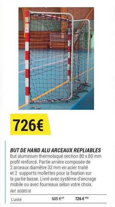 But De Hand Alu Arceaux Repliables