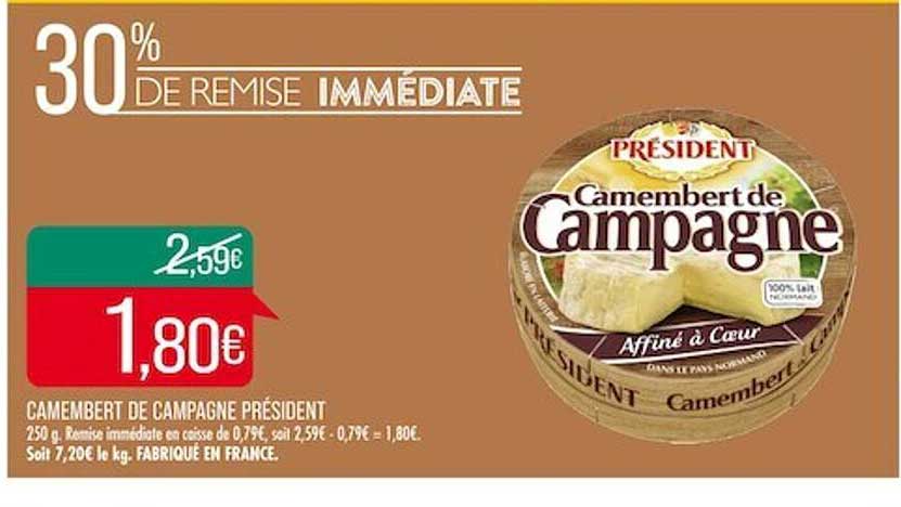 Camembert De Campagne Président