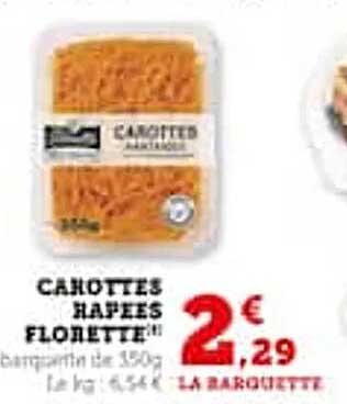 Carottes Rapées Florette
