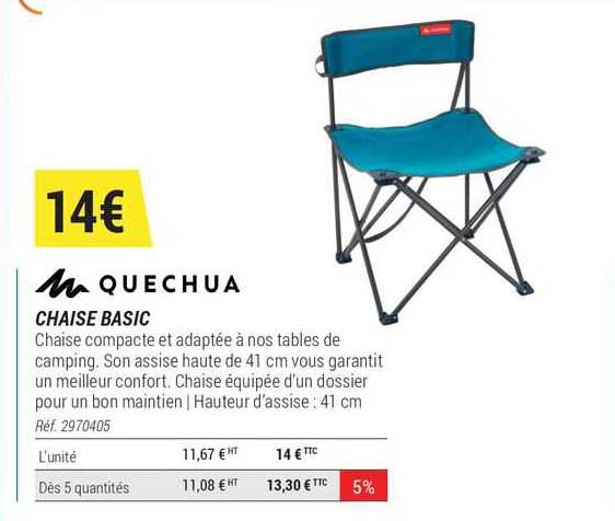 Chaise Basic Quechua
