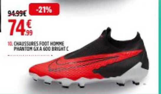 chaussures foot homme phantom gx a600 bright c