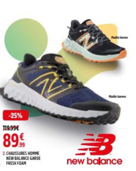 chaussures homme new balance garde fresh foam